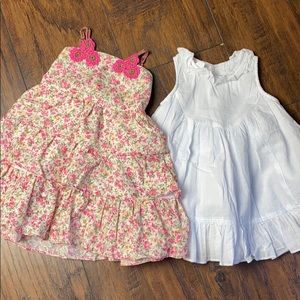 Set of two baby girls party dresses